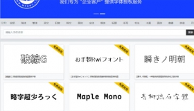 免费可商用字体整合站！数量非常多，支持预览，无版权纠纷，含多国文字语言，免费商用
