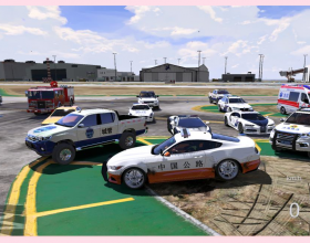 pc GTA5中国风（1.41整合版1300辆真车+183位美女与英雄+200%存档）电脑游戏下载