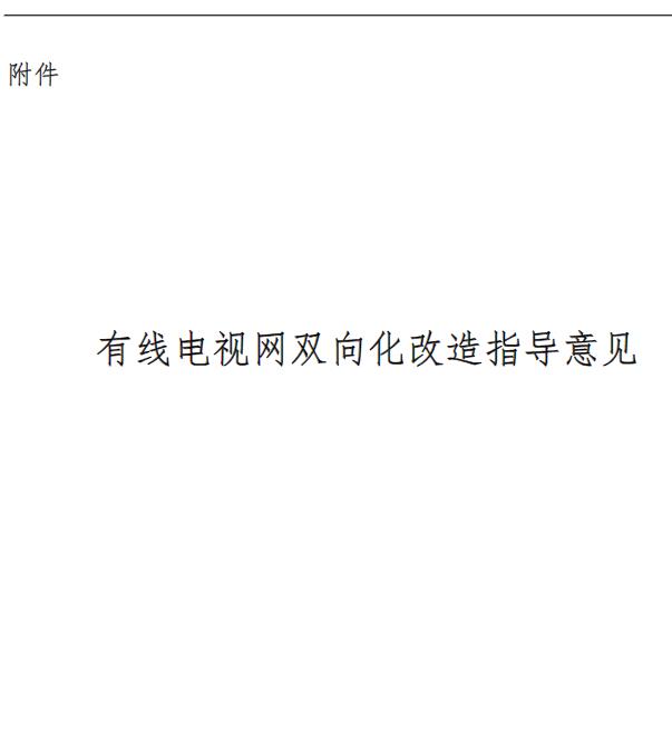 有线数字电视服务平台建设指导意见 PDF在线阅读