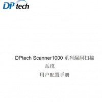 DPtech Scanner1000 系列漏洞扫描 系统 用户配置手册
