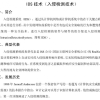 IDS技术 网络专业技术PDF资料在线阅读