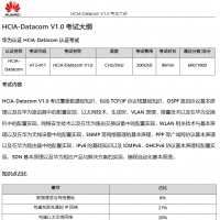 HCIA-Datacom-V1.0-考试大纲 PDF在线阅读